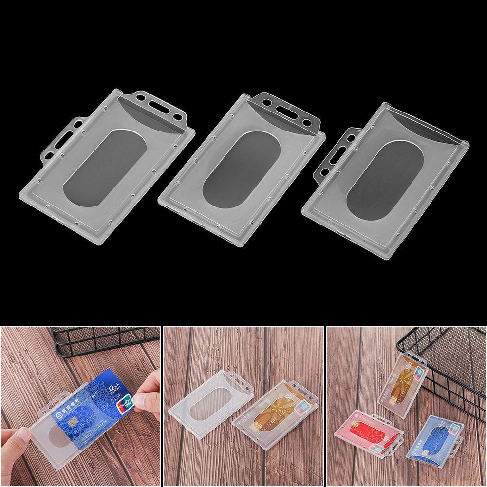 Office School Badge Multi-use Protector Cover Name Card ID Card Pouch Work Card Holders Card Sleeve