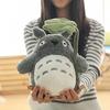 30/40/55/70cm Nevess hangosan Totoro plüssjáték Tömött Film Anime Totoro Állatbaba Lótuszlevéllel Totoro plüssök Dekoráció