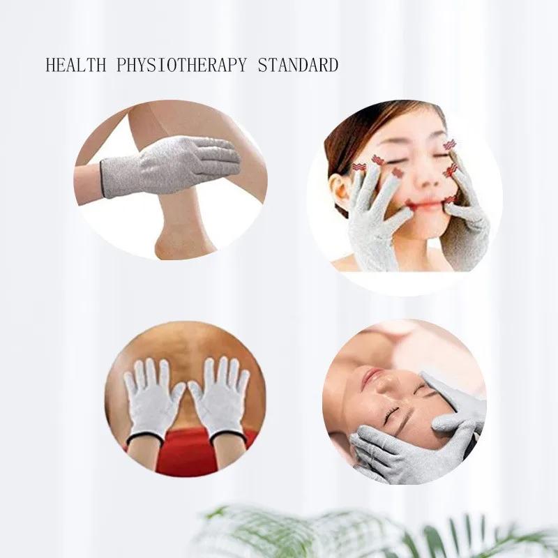 New TENS Massage Gloves Palm Massage Instrument EMS Pulse Portable Beauty Massage Physiotherapy Gloves CDN