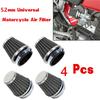 New 4x 52mm Motorcycle Air Filter For Yamaha XJ700 700 1985 1986 XJ750 MAXIM