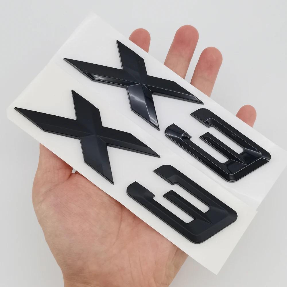 Autocolant Nou Emblema Nume 3D ABS Crom Negru Mat X3 Insignă Decal Portbagaj Spate Pentru BMW F25 E83 G01 M40i Accesorii Auto tu2