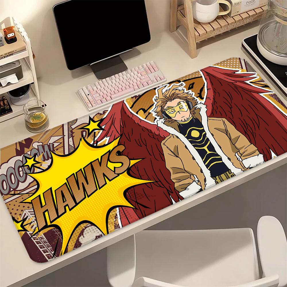 Anime M-Mein H-Held A-Academia Mauspads Bakugo Katsuki Gaming-Mauspad Rutschfeste Schreibtischunterlage Tastaturpad für Computer PC Gamer
