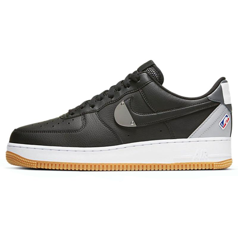 Nike Air Force 1 Low '07 Nba Black Silver Sneakers CT2298-001