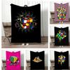 Kunst Illustratie R-Rubik Kubus Pop Gooi Lichtgewicht 240g Flanellen Deken Zacht Huidvriendelijk voor Zomerse Koelte