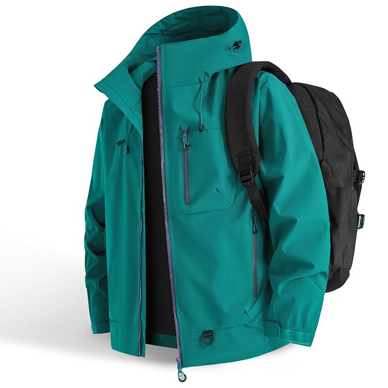 2025 Men's High-End Hooded Windproof Winter Mountaineering Jacket