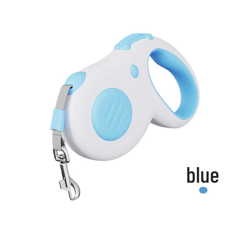 One-Button Retractable Shock-Absorbing Dog Leash for Safe Outings