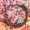 500g About 3330/1780 Pcs for Necklace Bracelet Acrylic Round Spacer Loose Beads Earrings Jewelry 6/8mm DIY