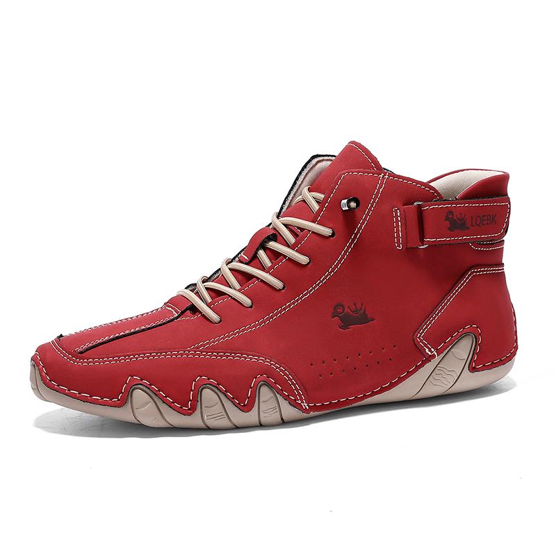 Leather Casual Shoes Sneakers for Men Fashion Outdoor Walking Loafers Shoes Comfortable Footwear Luxury Man Boots  New In