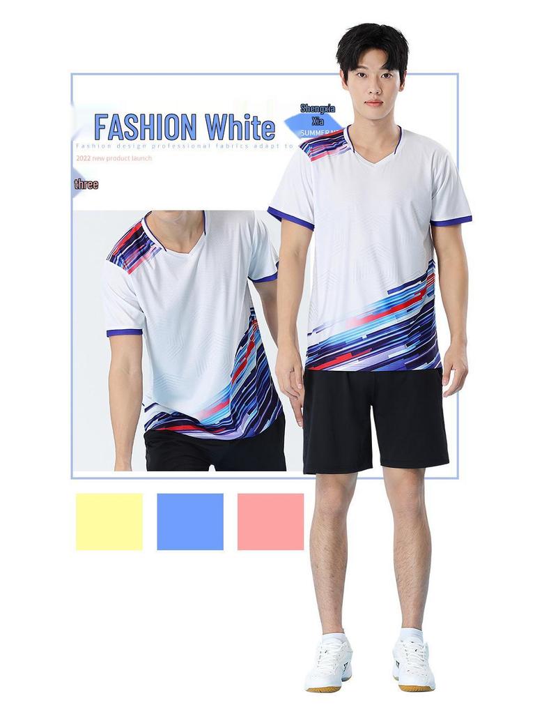 Herren & Damen Schnelltrocknendes Atmungsaktives Badminton & Tennis Sportbekleidungsset