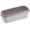 Skater Bento Box 2-Tier Lunch Box PALB8-A 800ml Sand White Integrated Seal Dishwasher Microwave Safe Easy To Wash