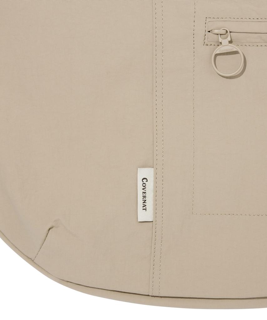 Covernat City Flow Hobo Bag Beige