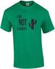 I Am Not a Hugger - Cactus - Funny T-shirt