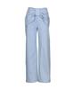 BMUETTE Ribbon Drape Denim Pants