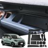 WEIPIN Toyota Sienta 10 Custom Rubber Interior Easy Custom Parts for the New Sienta Black Mat, Anti-Slip, Stain-Resistant, Durable, Noise-Reducing,