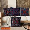 2D Boho Aztec Geometric Throw Pillow Covers Pattern Cushion Cover Suitable For Sofa Bedroom Car Pillow Cover