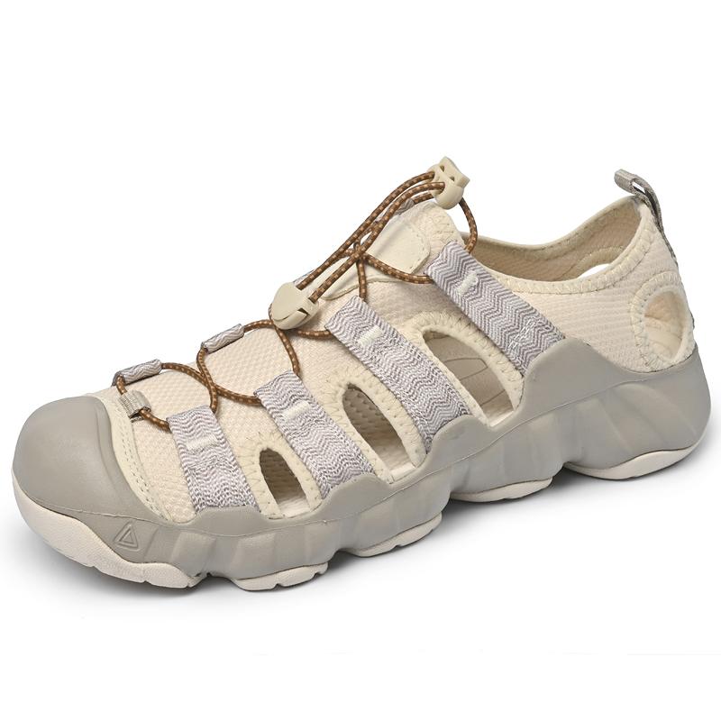 Yellow Fashion Women Brand Sandals Outdoor Casual Summer Sandals Women Beach Sandals Quality Cow Leather Walking Hiking Shoes