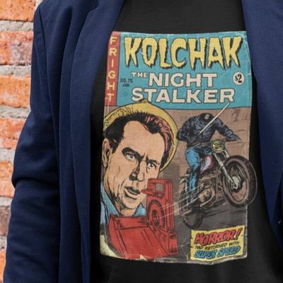 T-Shirt Kolchak The Night Stalker Shirt Kolchak T-Shirts Moto Carl Kolch T-Shirt Unisexe