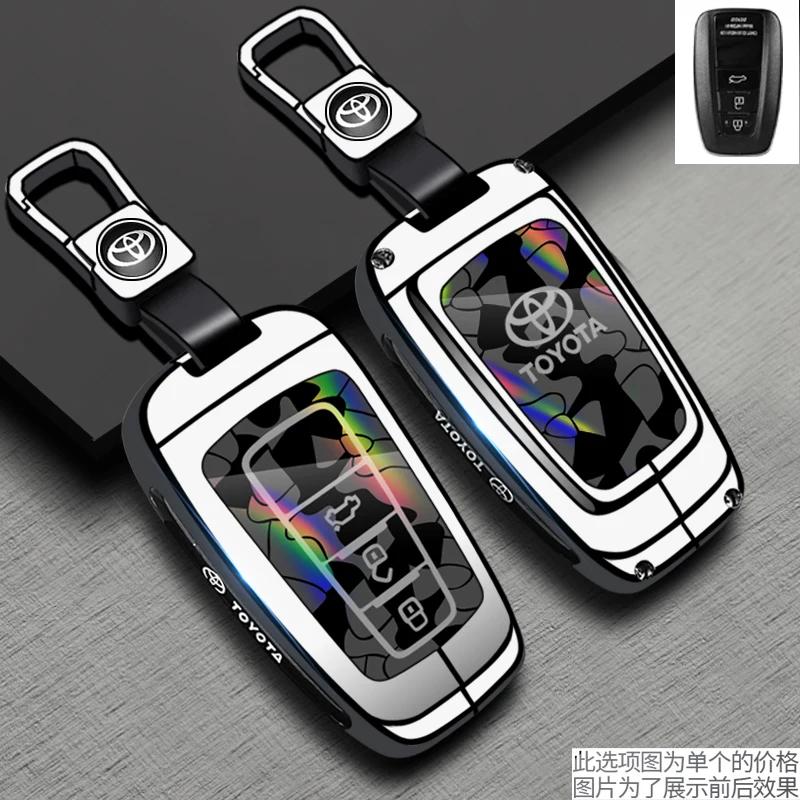 Car Remote Key Case Cover Shell For Toyota Corolla Prius Camry CHR C-HR RAV4 Altis Land Cruiser Prado Protector Keyless