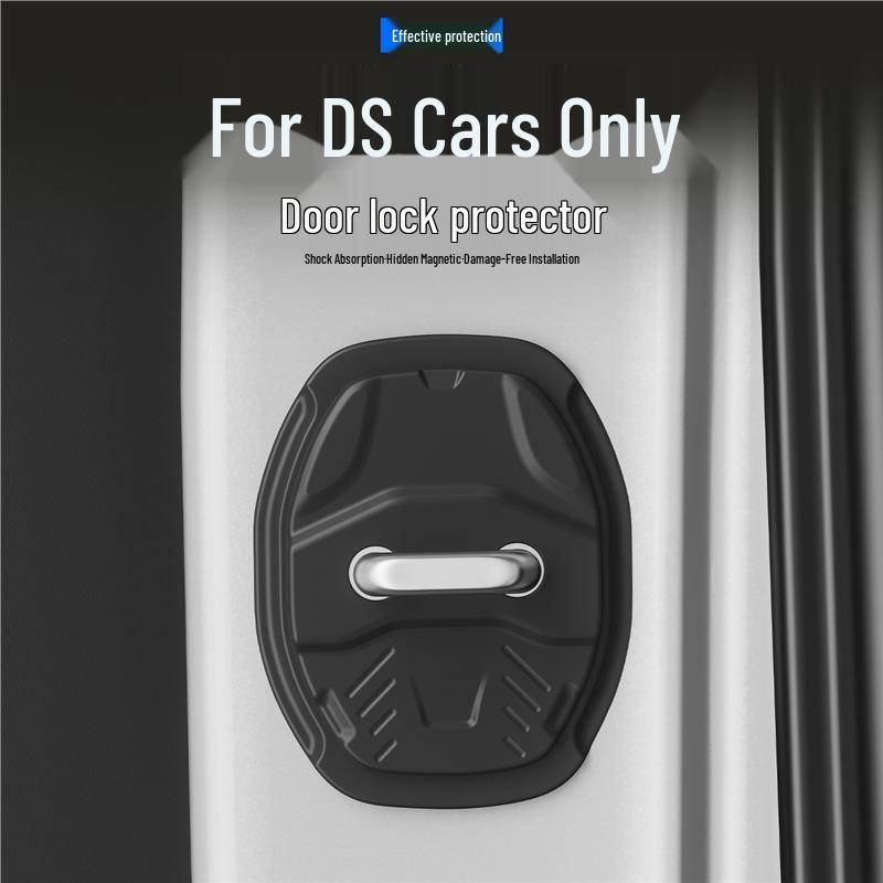 DS Car Door Lock Buckle Protection & Vibration Dampening Pad for Silent Door Closing
