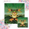 DIY Diamantmalerei Frosch Kreuzstich-Set Mosaik-Kunst Diamantmalerei Vollkreis Diamant Heimdekoration