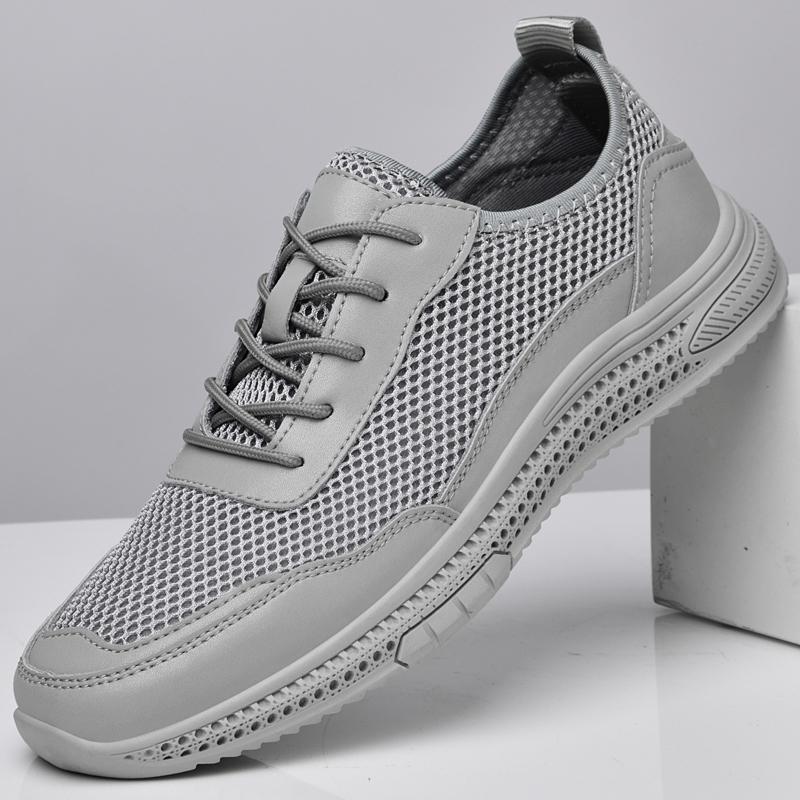 Men Sneakers 2024 Summer Breathable New Casual Shoes Male Low Top Sneakers Designer Fashion Loafers Lace Up Shoes Men Boots