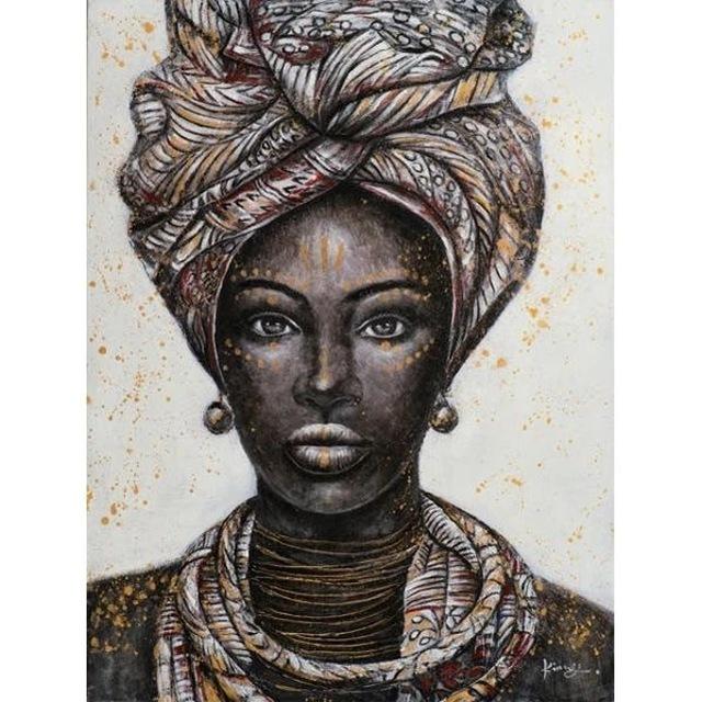 Abstraktné africké dievča Obraz na plátne Graffiti Umelecké Plagáty a obrazy Nástenné obrazy do obývacej izby Nástenné dekorácie Cuadros