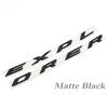 3d ABS Black Logo Explorer Emblem Leters Car Front Hood Emblem Bonnet NEHG2 Bagde For Ford Explorer 4 5 6 Explorer Sticker Accessories