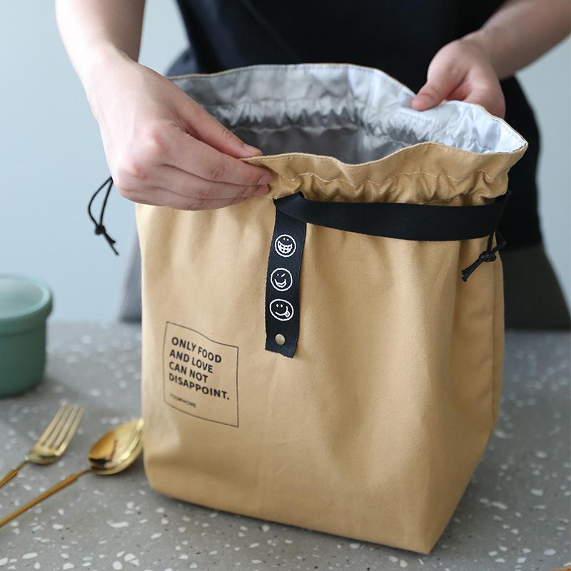 Heat Preservation Refrigeration Bag Water-Proof Foil Picnic Office School Student Easy To Carry Thermal Camping Lunch Bag Picnic Bags Practical Use