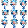 6 stk/sett Tegneserie Klov Plim Plip Folieballonger Barn Bursdagsfest Dekorasjon Rekvisitter Babyshower Luftballonger Leker Baller