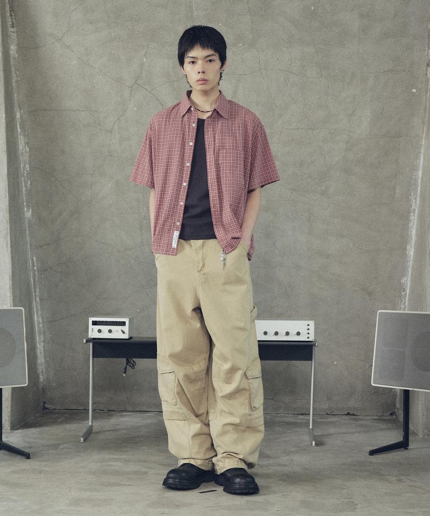 SUPERSUB Drop Balance Structure Cargo Pants - Beige