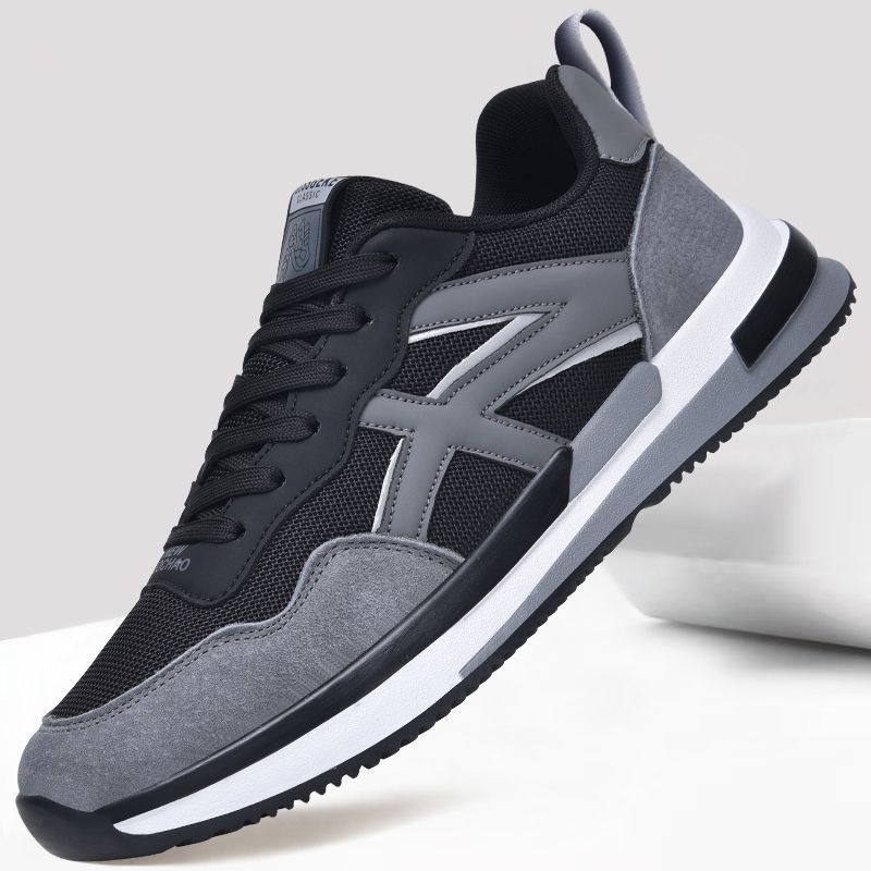 Herren Freizeitschuhe Atmungsaktive Herrenschuhe Freizeitsportschuhe Leichte Herrenschuhe mit weicher Sohle Laufschuhe für Studenten