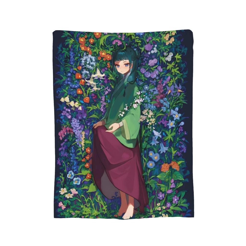 The Apothecary Diaries Anime Maomao Blanket Velvet Autumn/Winter Thin Throw Blankets for Bed Travel Bedding Throws