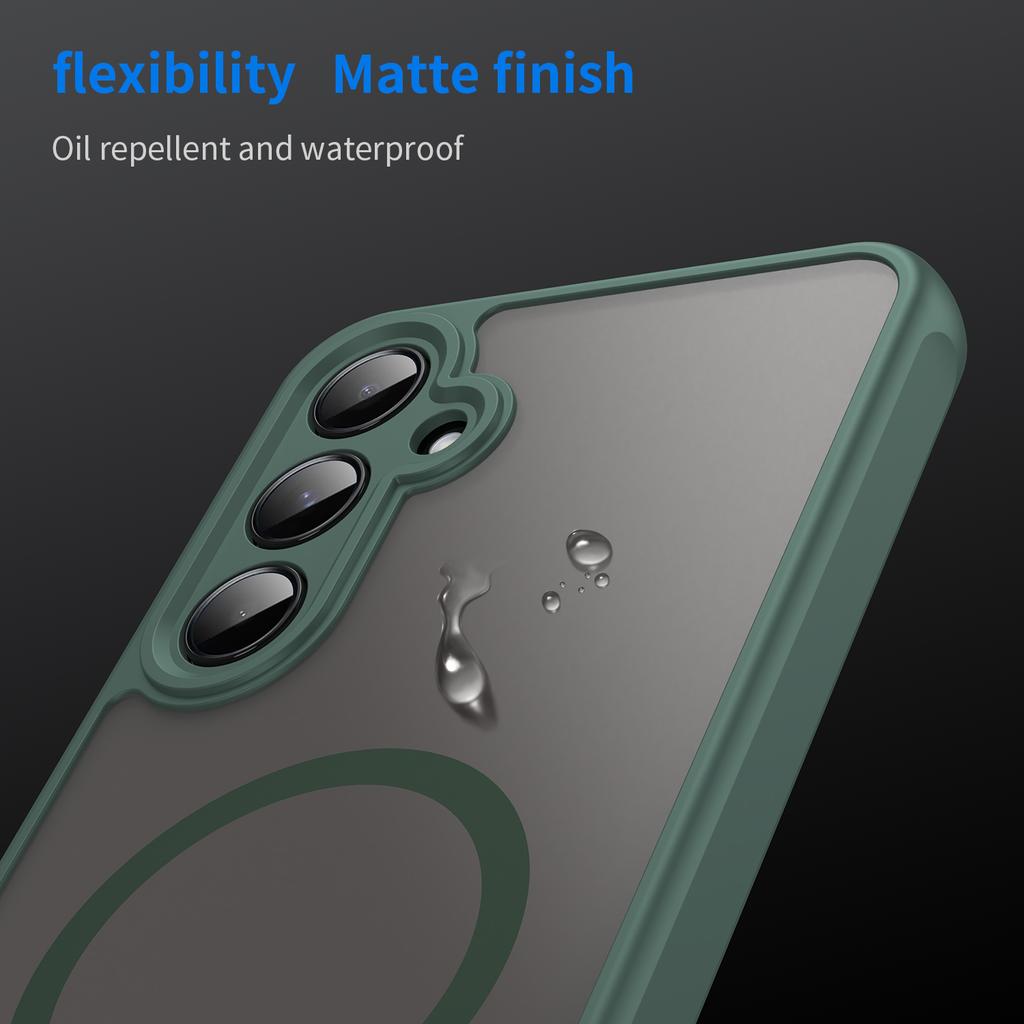 Samsung Galaxy A55 5G Handyhülle, Magnetische Stoßfeste Handyhülle Cover für Samsung Galaxy A55 5G