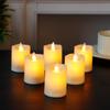 JHY DESIGN LED Candle Lights, 5x10cm, Battery Operated, Realistic Flickering Flame, Candle Lantern, Relaxing Light, Halloween, Christmas, Gift, Indoor