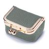 New Leather Compact Gold Bag Diamond Ring Jewelry Bag Mini Ring Necklace Earrings Jewelry Box Coin Change Bag