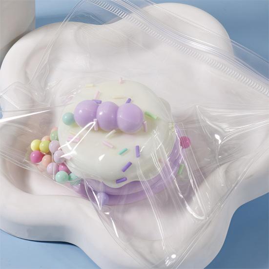 Relief Souffle Squeeze Toy Simulated Chocolate Bread Cheese Cake Sensory Toy Simulated
