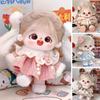 Originale bambola di cotone da 20 cm con capelli beige, principessa, cosplay, vestirsi, peluche, 8 pollici, normale, collezione di regali per bambini.