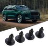 4PcS License Plate Plugs Front Bumper Plate Hole Covers Screw-On Bumper Clip NEW