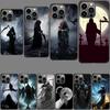 Death Grim Reaper Skull Phone Case For Iphone 16E 15 Pro 14 Plus 17E 16 17 Pro Max Air 11 12 13 Mini Shockproof Capa Cute Cov