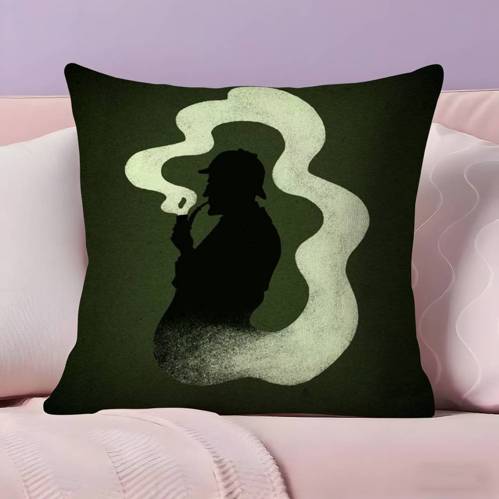 Classic Tv S-Sherlock H-Holmes Pillow Case Ultra Soft Skin Friendly Fabric Cloud Like Comfort & Concealed Zipper