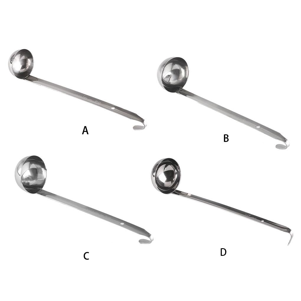 Small Stainless Steel Soup Ladle Spoon For Easy Cleaning Suitable For All