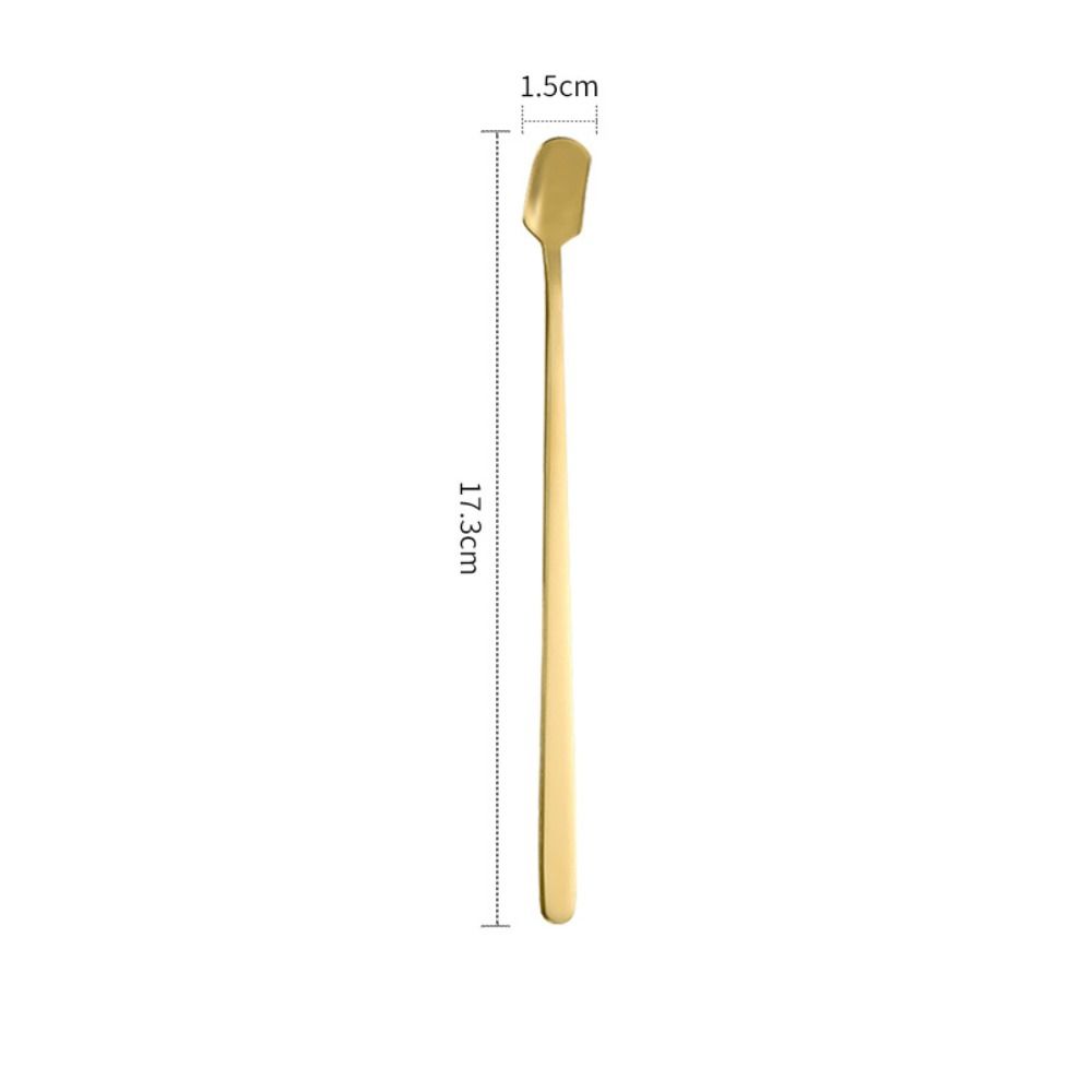 304 Stainless Steel Coffee Mixing Spoon Thickened Gold Cutlery High Quality Mixing Stirring Spoon