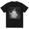 Fet Trollkarlskatt Rolig Meme Grafisk T-shirt Trend Humor Skämt Nyhet Män Kvinnor Kortärmad Oversized 100% Bomull Vintage T-shirt