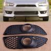 8321A263/8321A264 Left+Right Side 1 Pair Car Fog Light Grille Cover Replacement for Mitsubishi Lancer 08-13