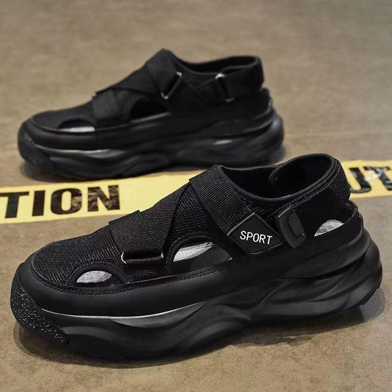 Summer Hollow Shoes for Men Trendy Men's Sandals Hard-Wearing Outdoor Sports Men Shoes Comfort Male Sneakers 2024 Erkek Ayakkabı