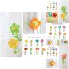 Creative Floral Curtain Holdback Soft Short Plush 8 Colors 3 Sizes Easy To Use