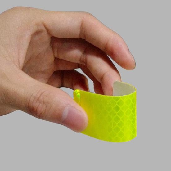 10 Stück reflektierende Autoaufkleber, wasserdicht, UV-beständig, selbstklebend, starke Klebrigkeit, Nachtsichtbarkeit, Sicherheits-Reflexaufkleber