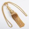No Installation Curtain Tassels Tieback Punch-free Polyester Yarn Tassel Curtain Ties Gold Wire Hanging Ball Multicolor