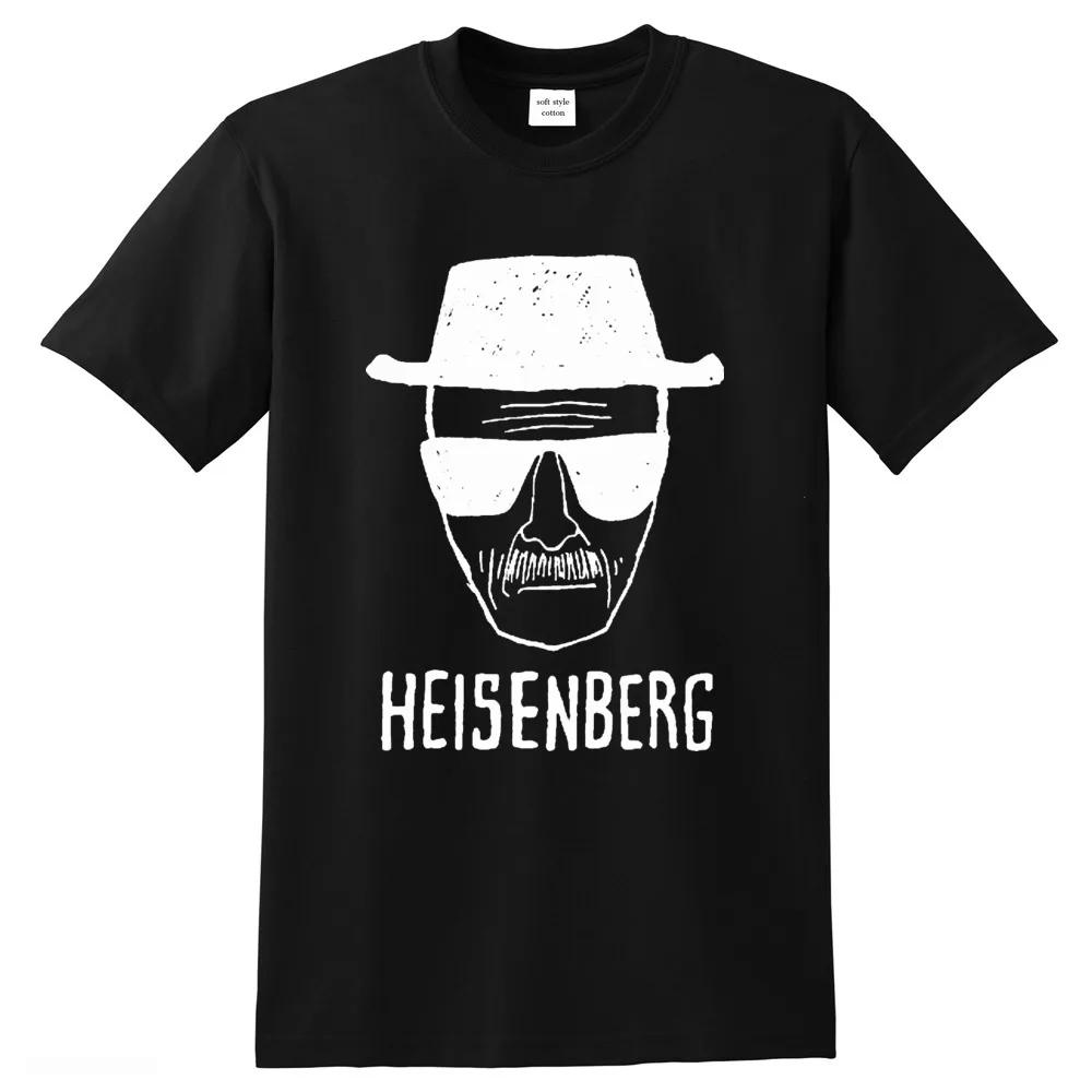 Cool Men T-shirt Breaking Bad Clothes Top Quality 100% Cotton Loose Heisenberg Printed T Shirt Casual Mens Tshirt