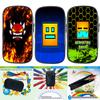 Angry Geometry Dash Federmäppchen, Schulmäppchen für Mädchen, Jungen, Stiftbox, Schreibwarentasche, großer Stifthalter